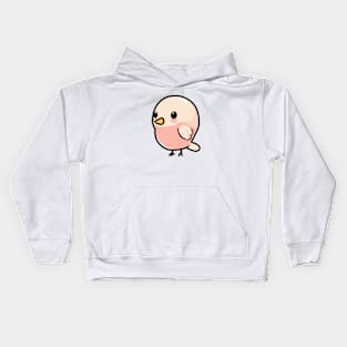 cartoon cute bird vector illustration Kids Hoodie